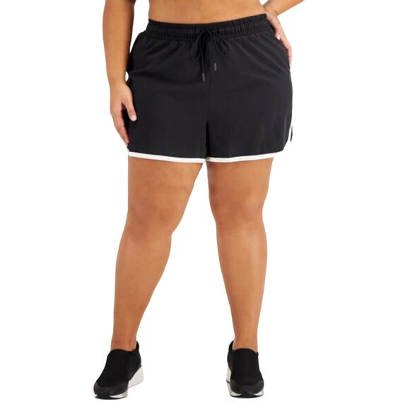 Ideology Performance Active Plus Size Black w/ White Stripe NWT - Picture 1 of 5
